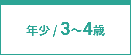 年少 / 3〜4歳